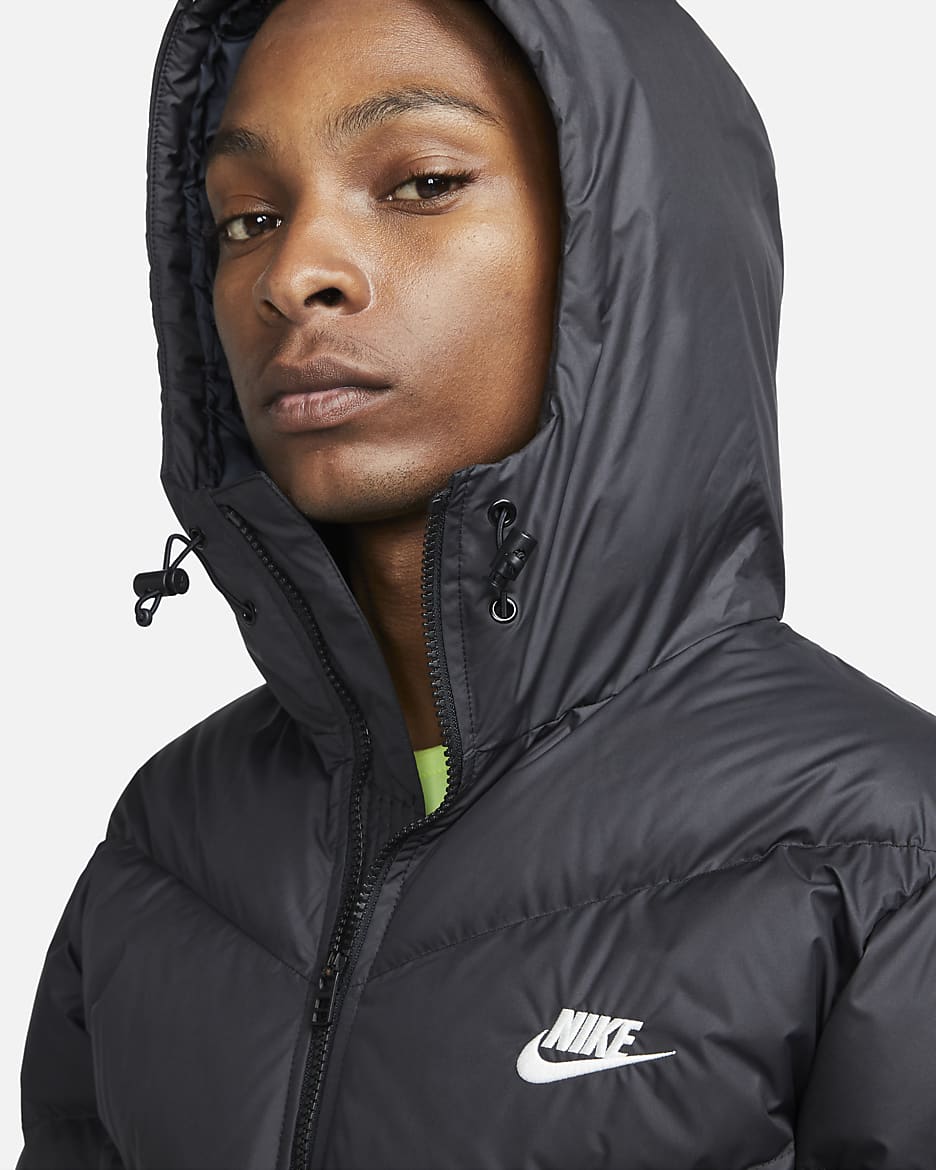 Nike coat fur hood hotsell